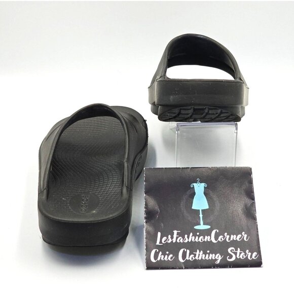 Oofos Ooriginal Men's Black Recovery Slide Lightweight Sandals Sz 9 Wo's 11 2550 - Picture 6 of 15